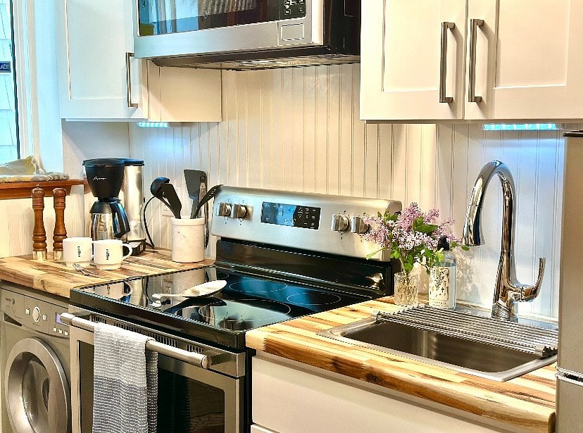 Just one step across the way are all of your appliance needs. Efficiency at its finest!