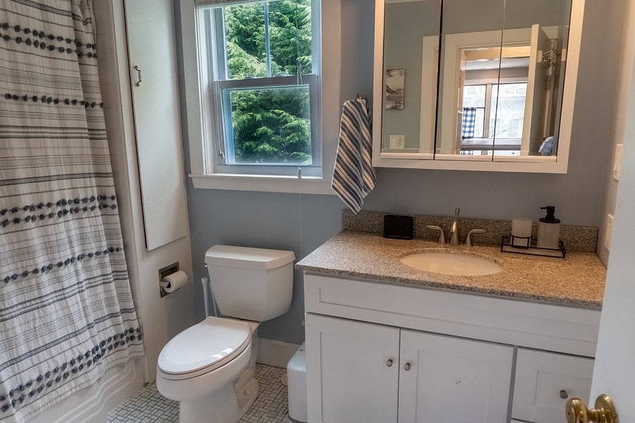 Full bath with tub
