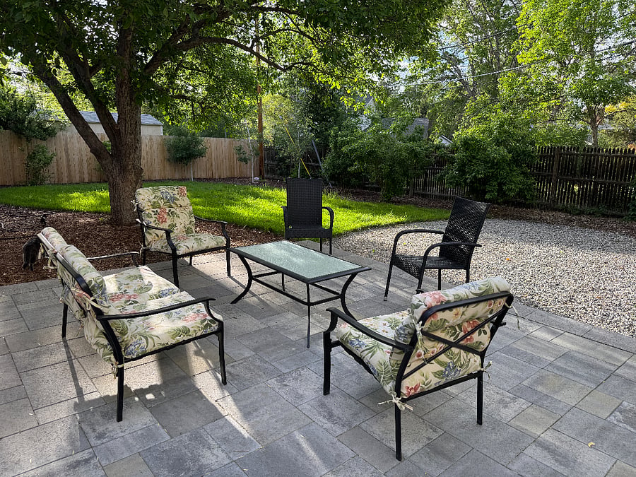 Shared backyard/patio