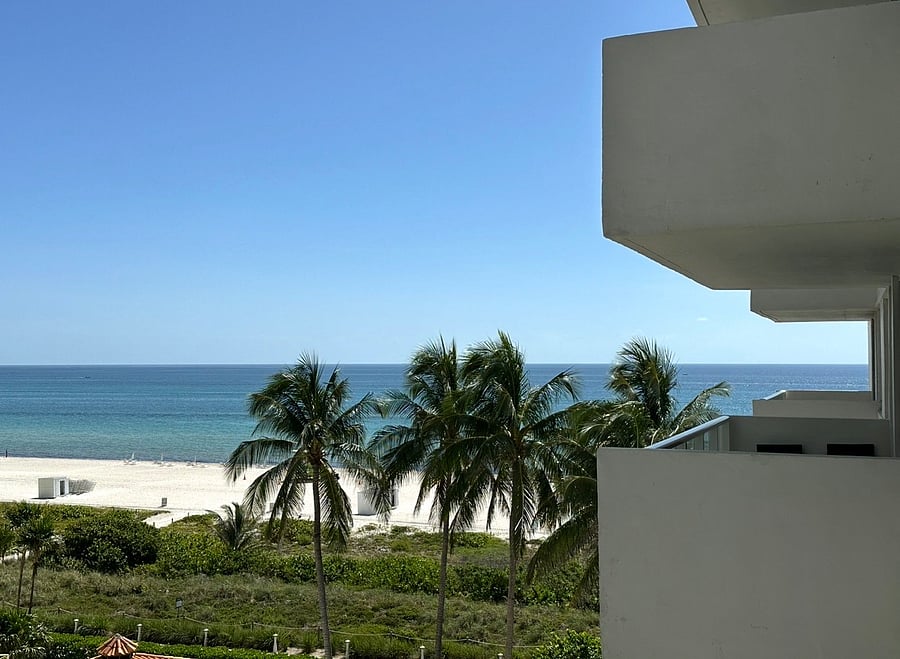 Partial Ocean View from Balcony 
