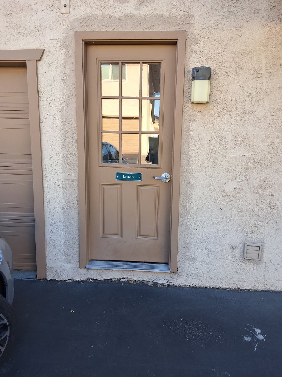Laundry room entrance