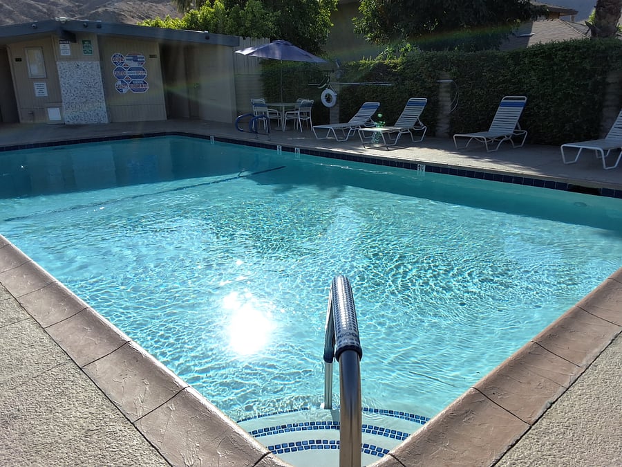 Sparkling pool