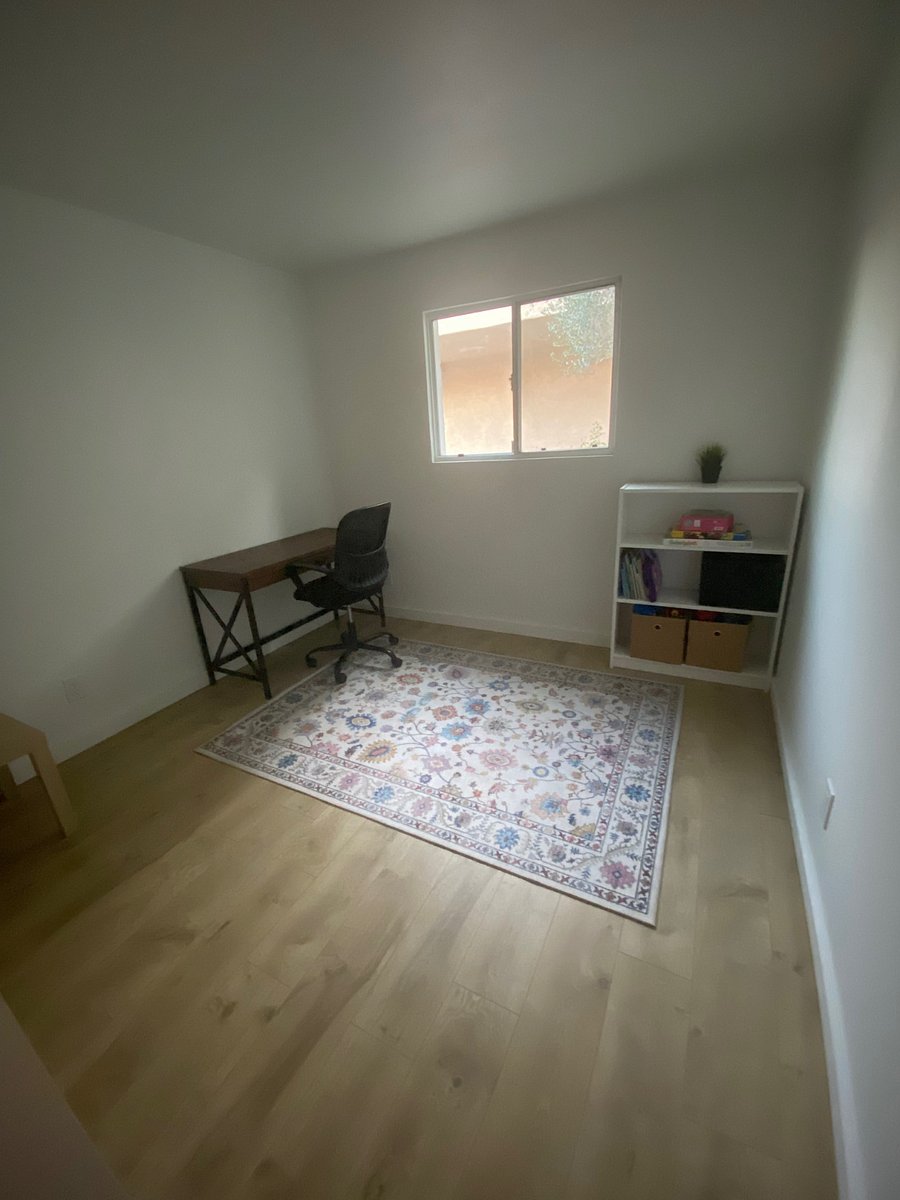 Front Bedroom set up as office