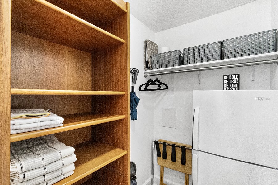 Midsize Fridge in Closet