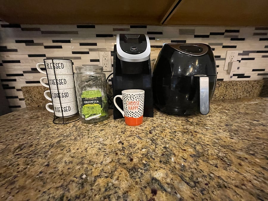 Airy fryer and Keurig