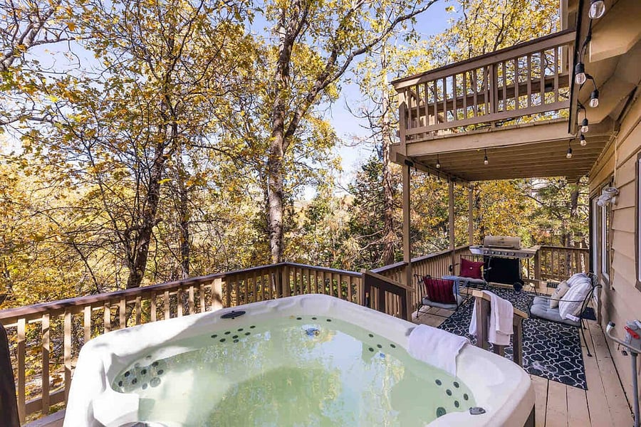 Soak and soak in nature all around you with the fresh scent of the forest, the crisp air, and melt the stress away