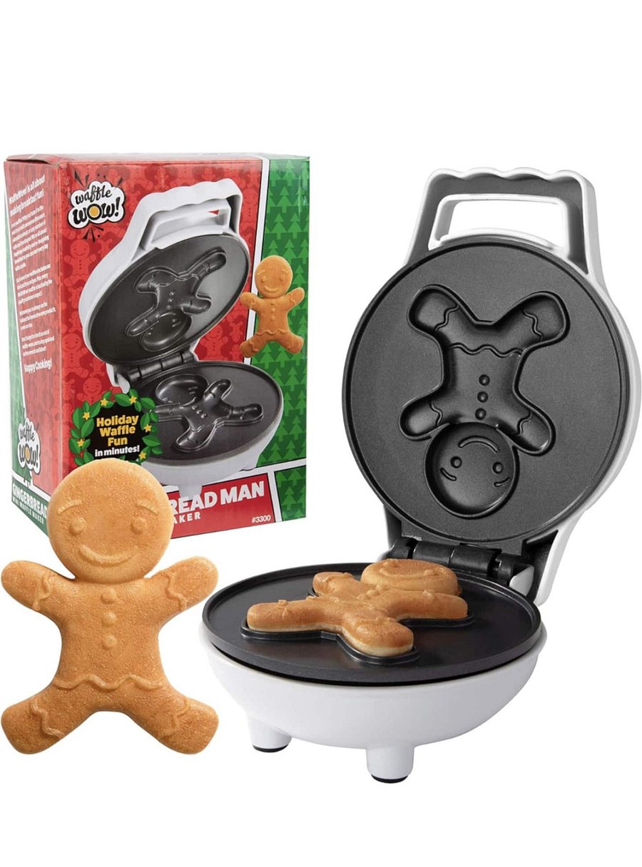 Whip up some festive treats with our gingerbread waffle maker