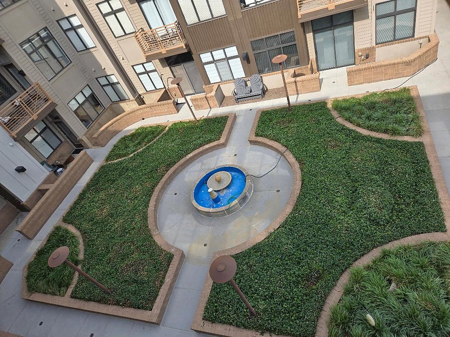 Courtyard view from Unit