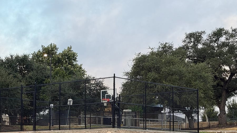 Basketball Court next to the pool 