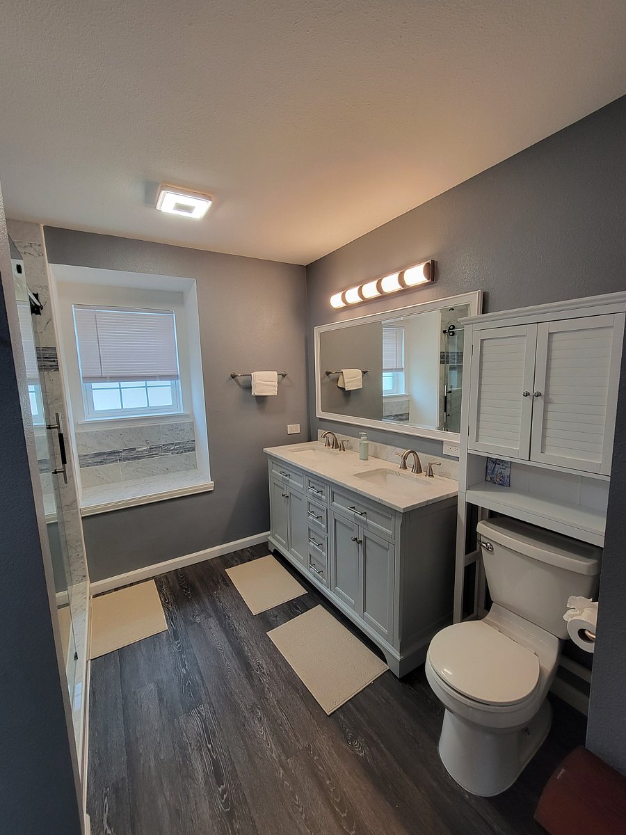 Primary Suite's Private Shower and Closet