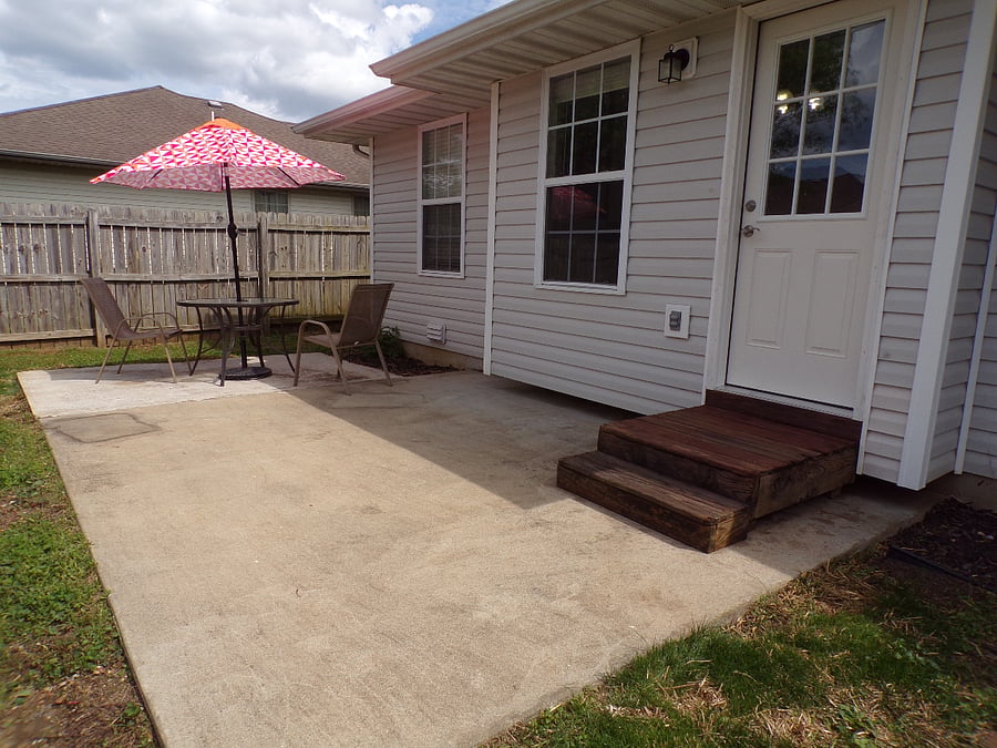 Relax out on the patio.