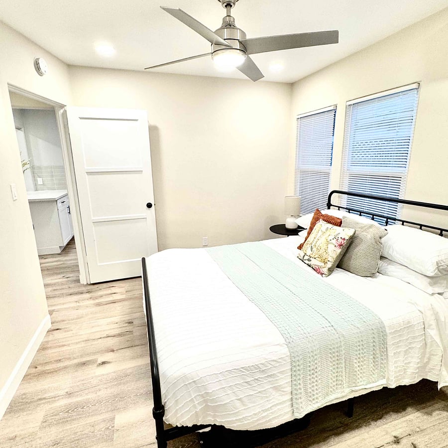 Bedroom 1 with A/c Heat