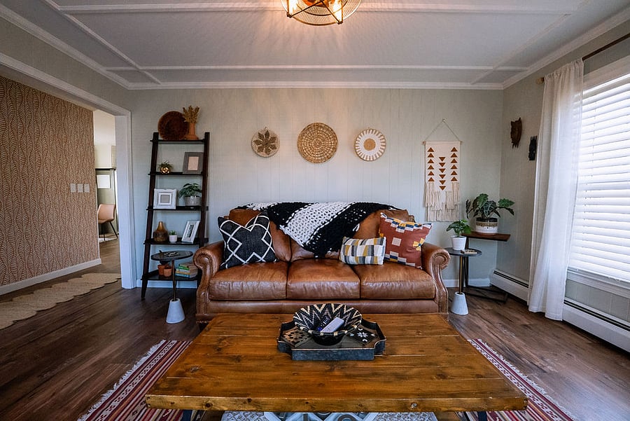 stylish & cozy living room to relax in