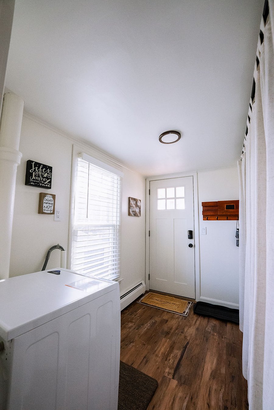 laundry room with LG washer/dryer combo