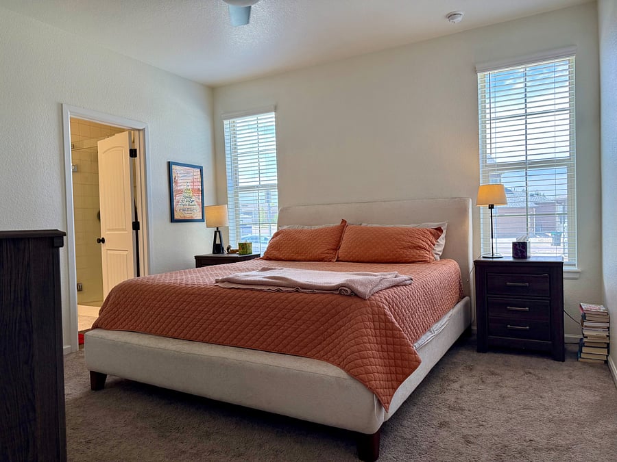 Master suite; king bed