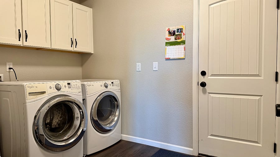 First level laundry room
