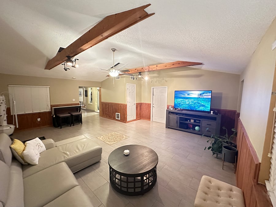 Living Room with Smart TV