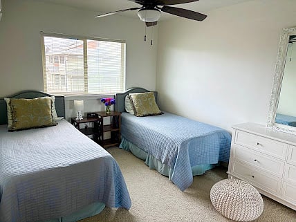 twin bedded Guest room