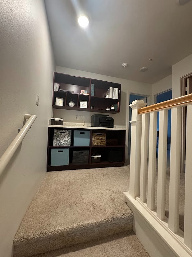 second floor storage area