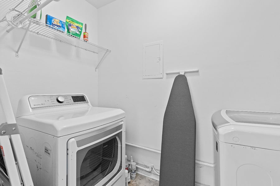 Laundry Room
**Full size Washer & Dryer
**Ironing Board & Iron