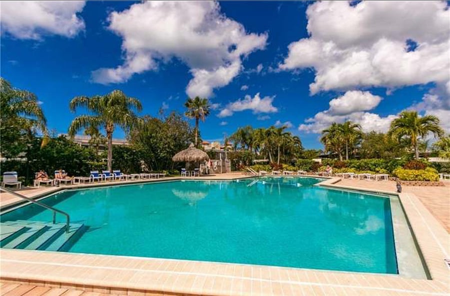 Shared pool and cabanas