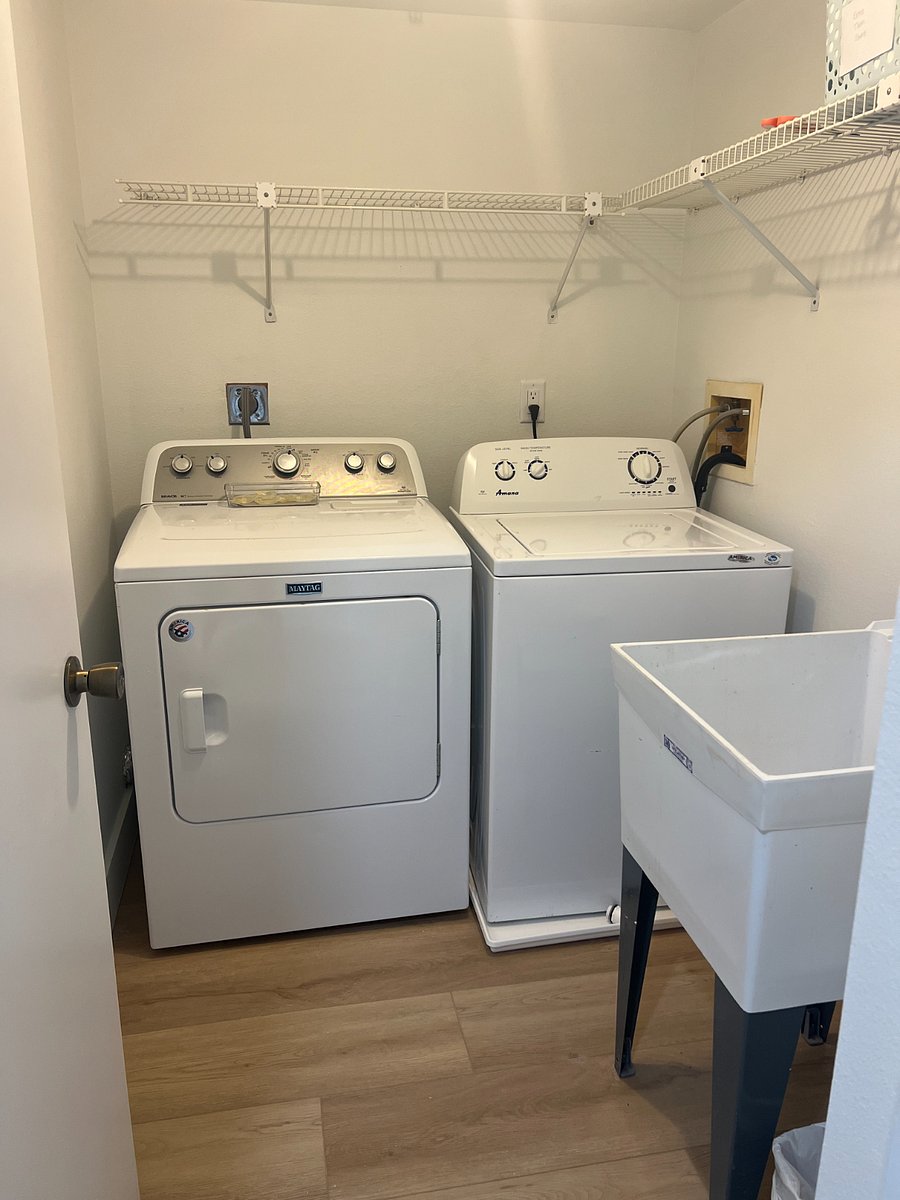 Private, in unit laundry room