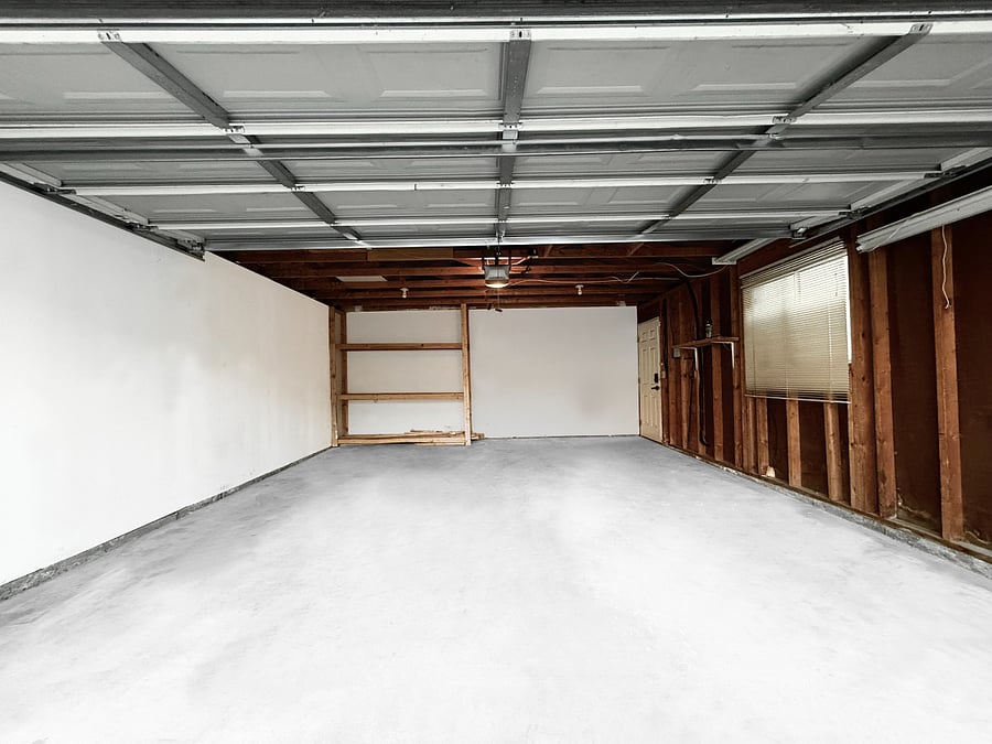 Private 2-car garage
