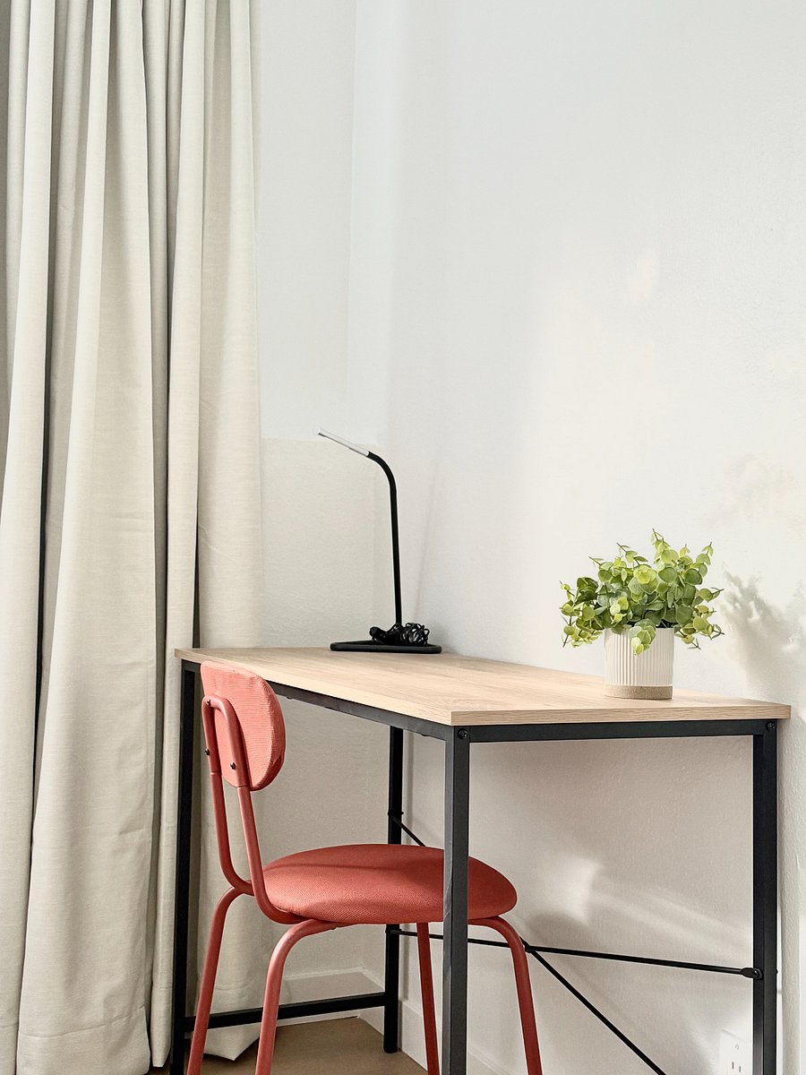 Dedicated workspace in each bedroom.