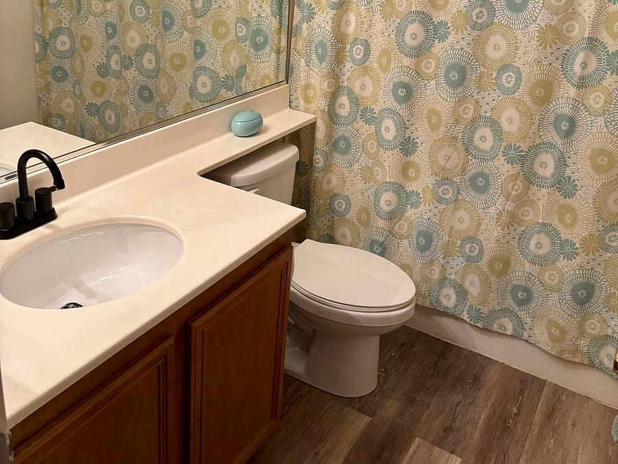 Shared bathroom