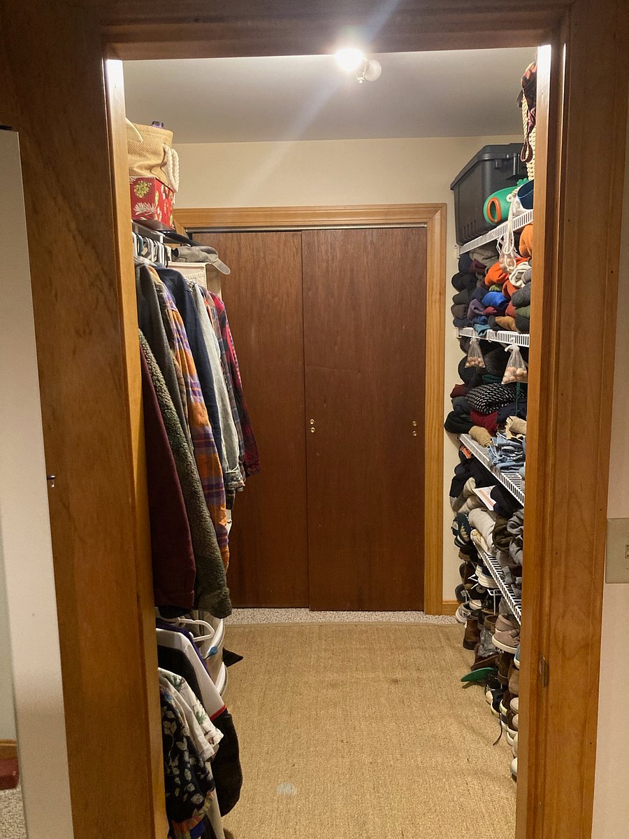 Master bedroom closet