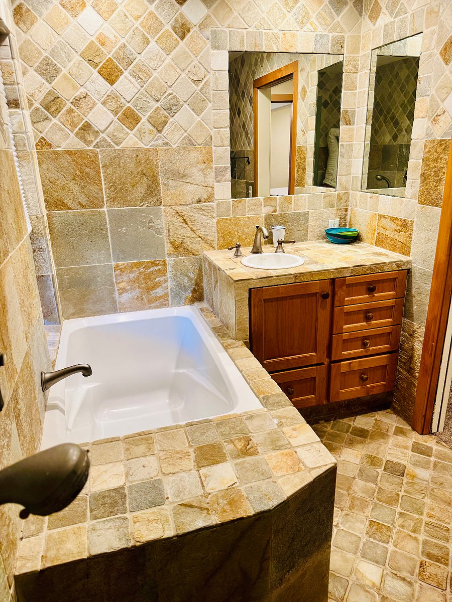 Bathroom with Deep Tub and Shower