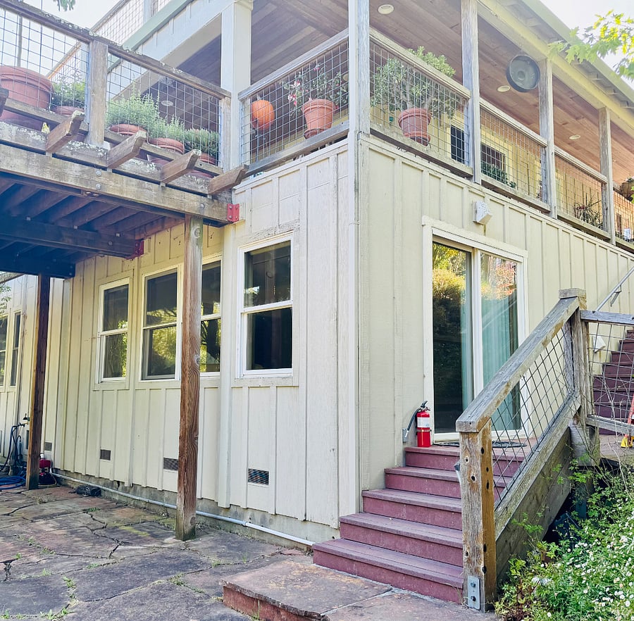 One Outside Entrance to Dwelling