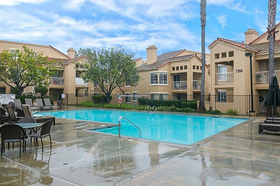 Large lap pool area