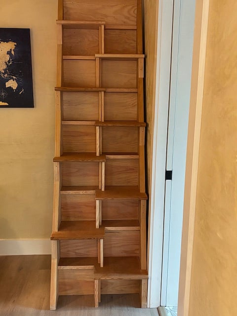 stairs to loft bedroom