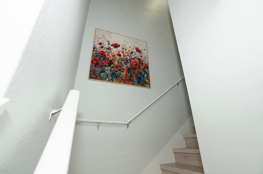 Stairs to second floor