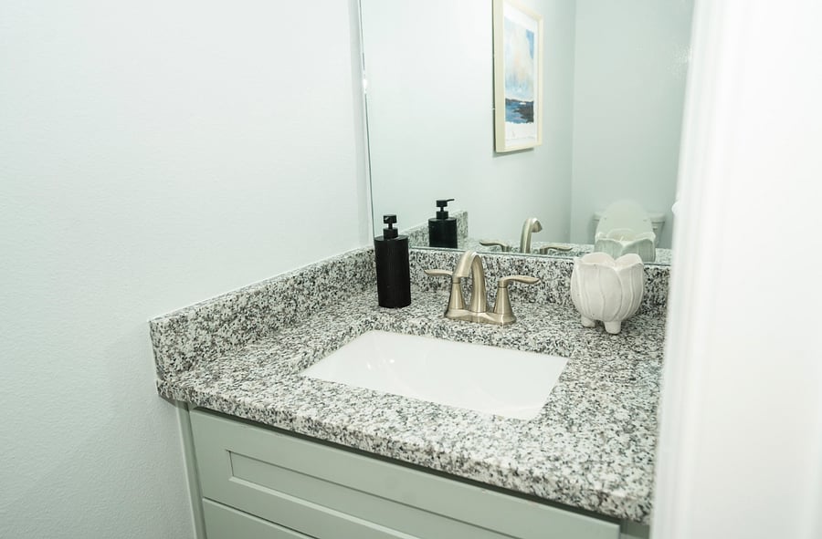 First floor half bath