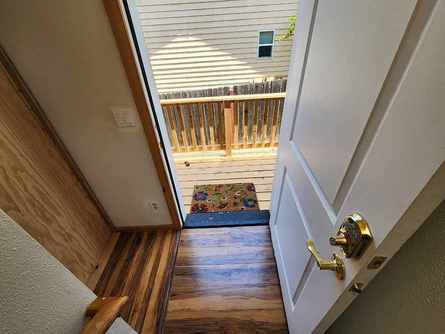 Stairs landing