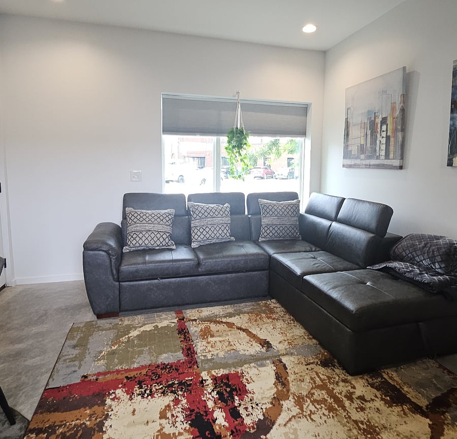 Living room couch-sleeper