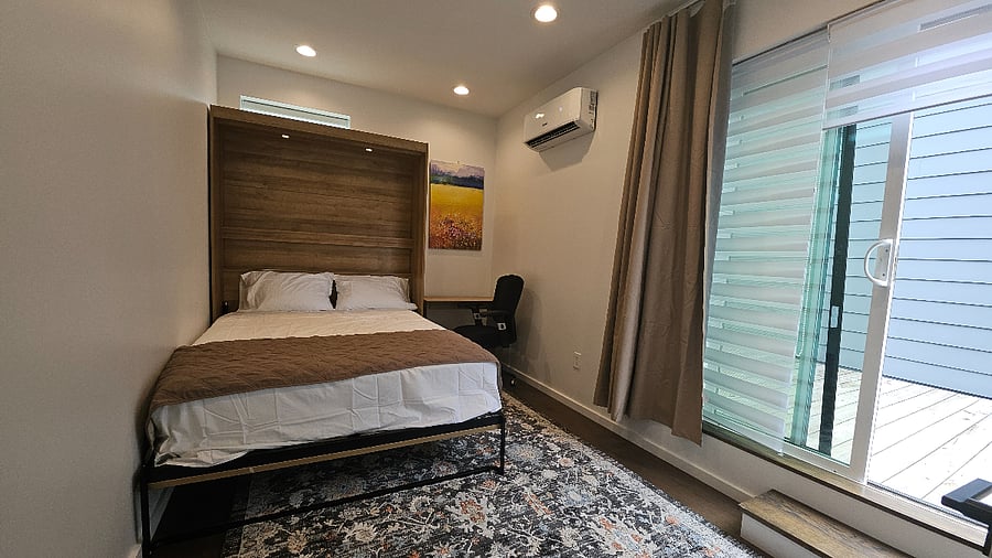 Murphy bed unfolded 3d floor