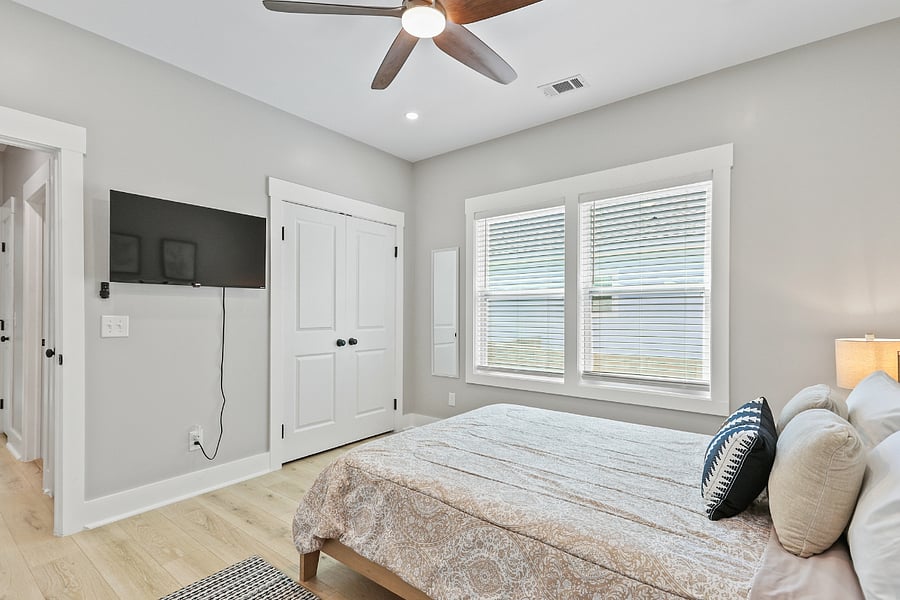 Pajamas, pillows, and your favorite showwhat more could you need?