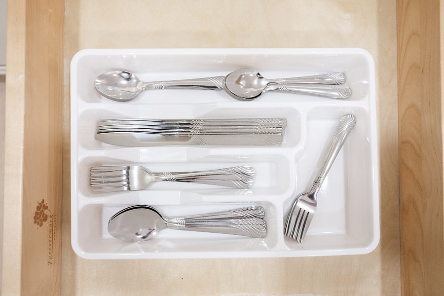 Because eating cereal with a knife is frowned upon.