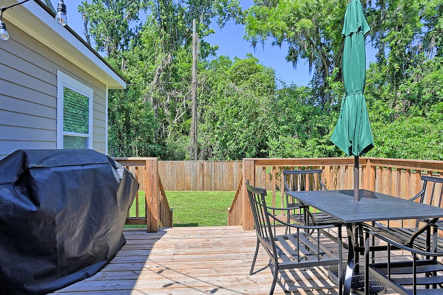 Grill, chill, and dine al frescoyour backyard retreat is ready for you.