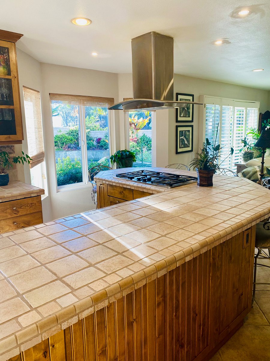 Gas range, duel convection ovens, microwave, drip and keurig coffee makers well appointed kitchen
