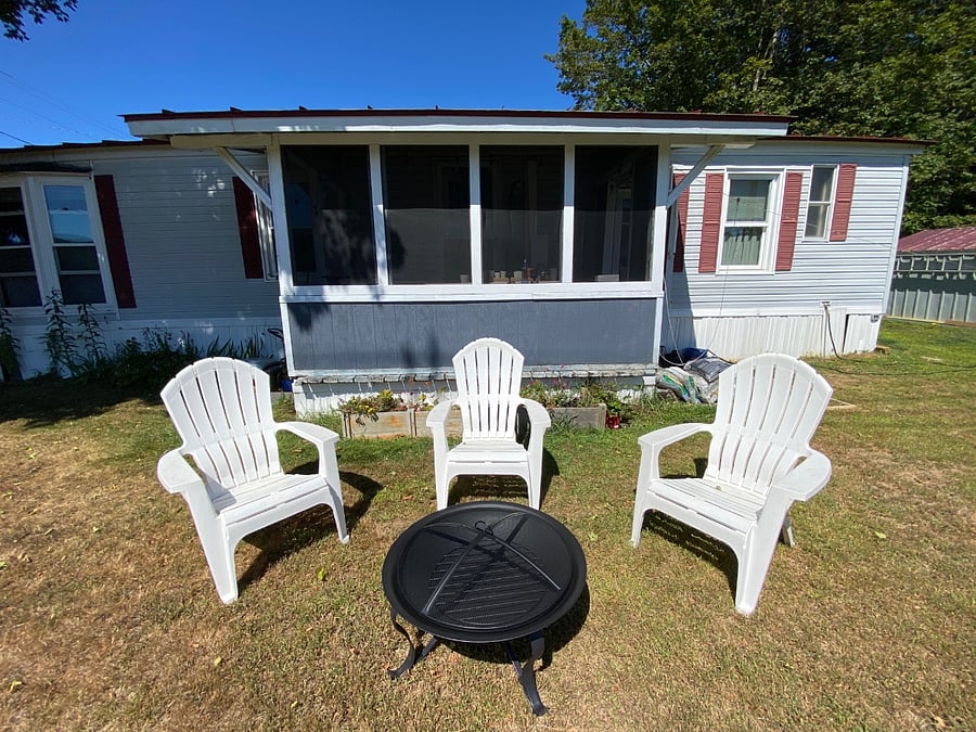 Side yard Summer.