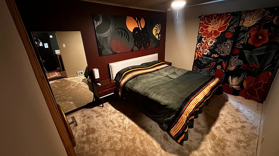 Bedroom (King Bed & Window AC unit) 