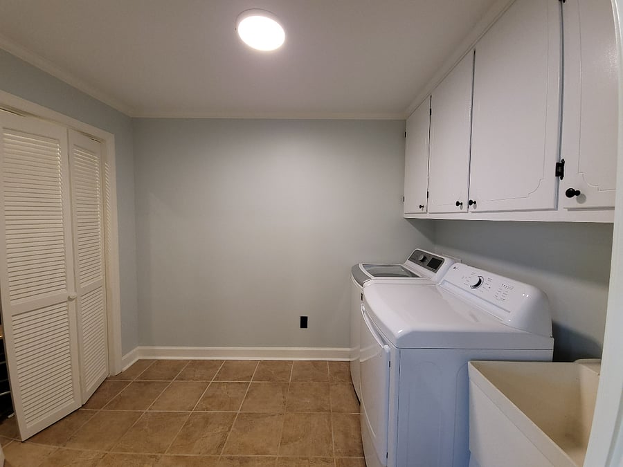 Laundry Room with plenty of storage space