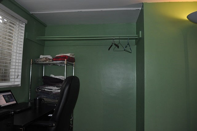 Desk with window for natural light