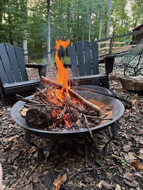 BACK YARD FIRE PIT AVAILABLE