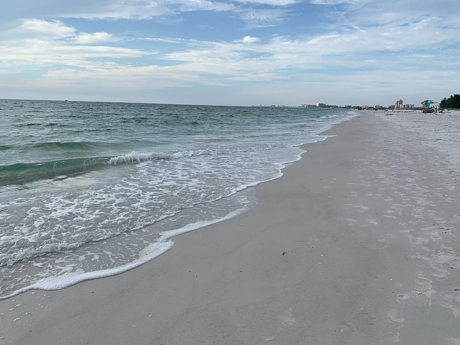 Sunset Beach, across the street.