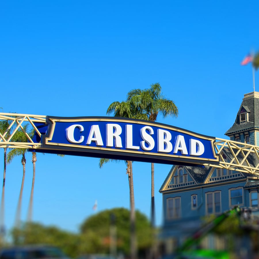 Four blocks to quaint yet bustling Carlsbad Village
